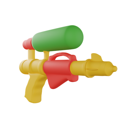 Arma De Agua  3D Illustration