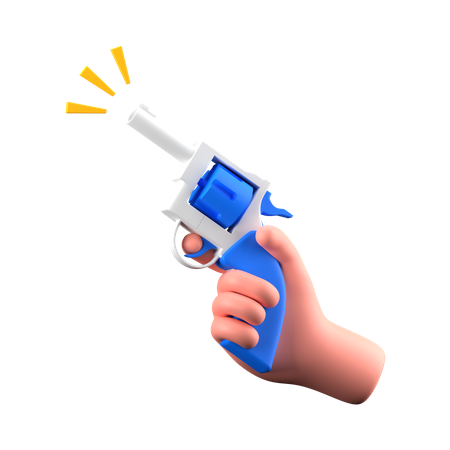 Pistola de arranque  3D Icon