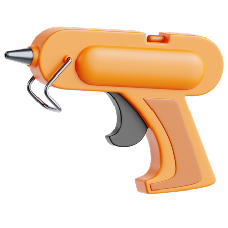 Pistola de cola  3D Icon