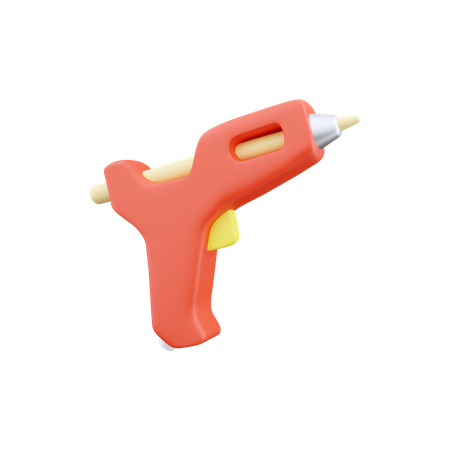 Pistola de cola  3D Icon