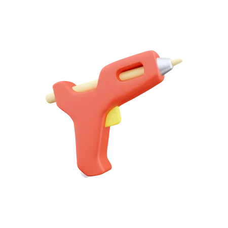 Pistola de cola  3D Icon
