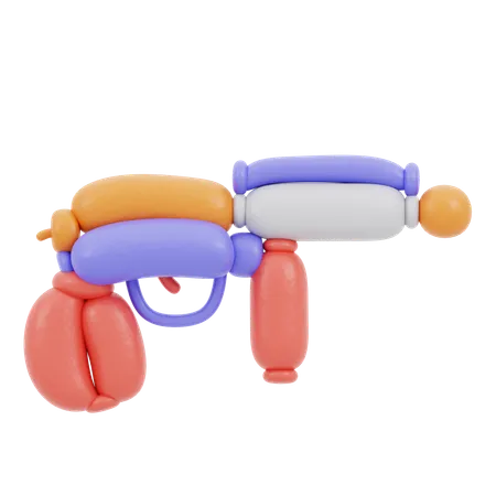 Pistola de globos de juguete  3D Icon