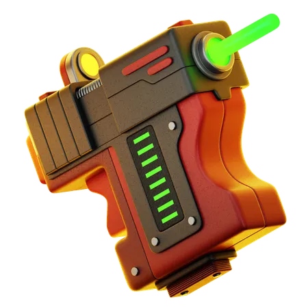 Juguete de pistola futurista  3D Icon