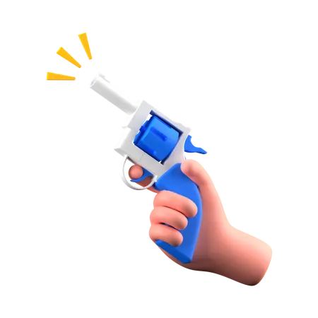 Pistola de partida  3D Icon