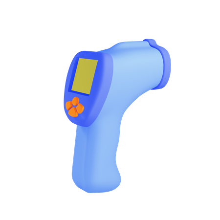 Pistola de temperatura  3D Icon