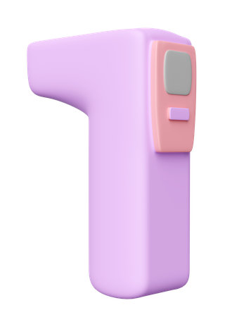 Pistola de temperatura  3D Icon