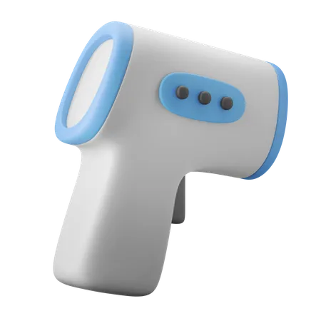 Icone 3 D Do Verificador De Temperatura Digital Medico 3D Illustration
