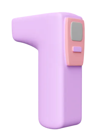 Pistola de temperatura  3D Icon