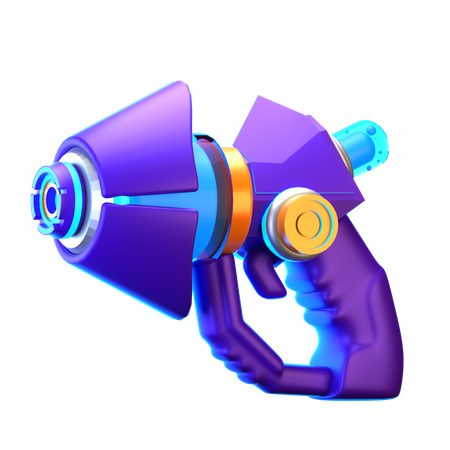 Pistola laser  3D Icon