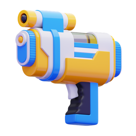 Pistola laser  3D Icon