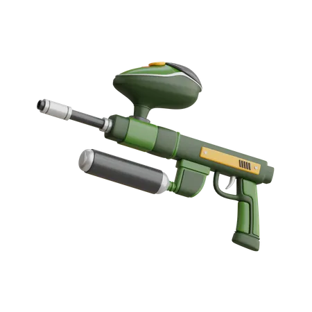 Pistola de paintball  3D Icon