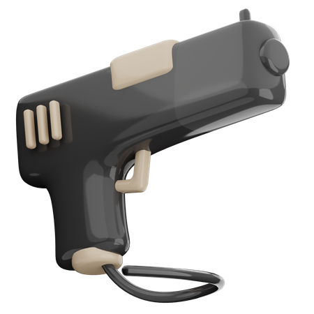 Palo de pistola  3D Icon