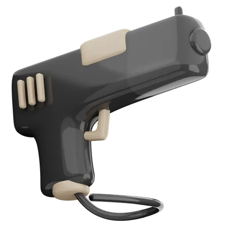 Palo de pistola  3D Icon