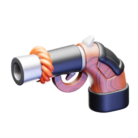 Pistola pirata  3D Icon