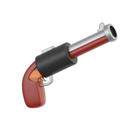 Pistola pirata  3D Icon