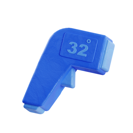 Pistola térmica  3D Icon