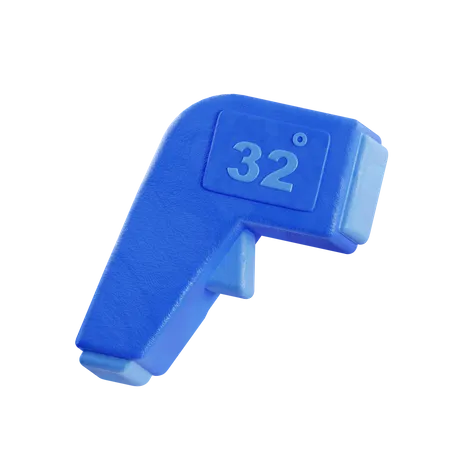 Pistola térmica  3D Icon