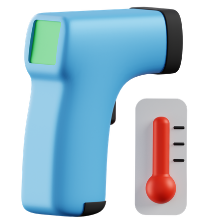 Pistola de termômetro  3D Illustration