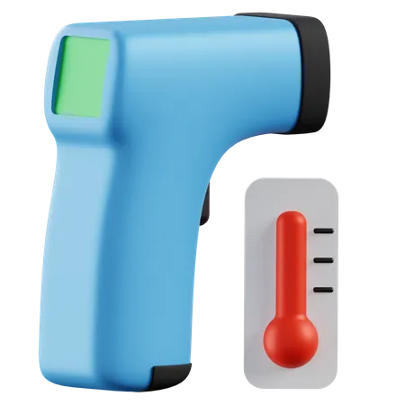 Pistola de termômetro  3D Illustration