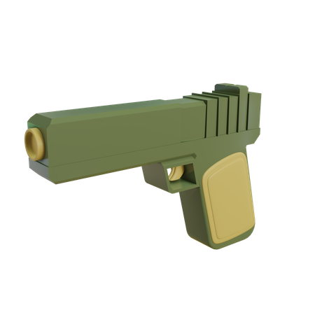 Pistole  3D Icon