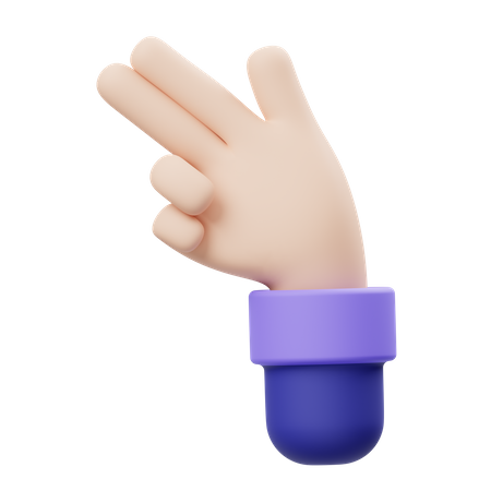 Pistole Handbewegung  3D Icon
