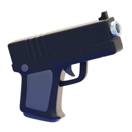 Pistolet  3D Icon