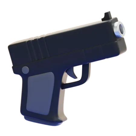 Pistolet  3D Icon