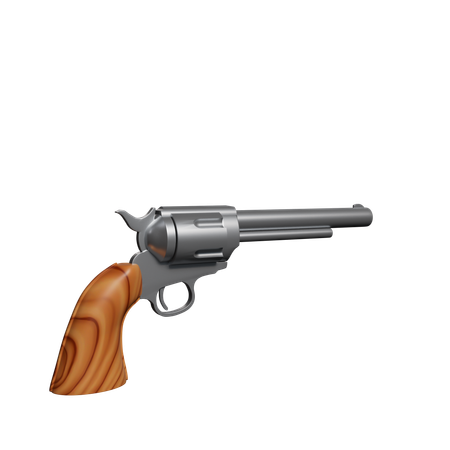 Pistolet  3D Icon