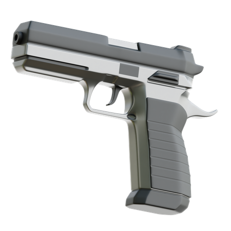 Pistolet  3D Icon