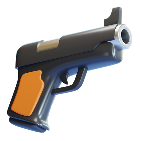 Pistolet  3D Icon