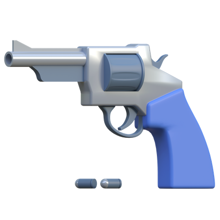 Pistolet  3D Icon