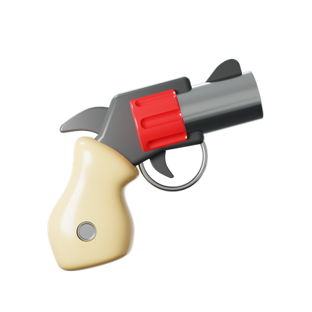 Pistolet  3D Illustration