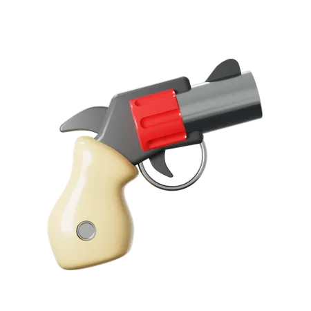 Pistolet  3D Illustration