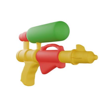 Pistolet à eau  3D Illustration