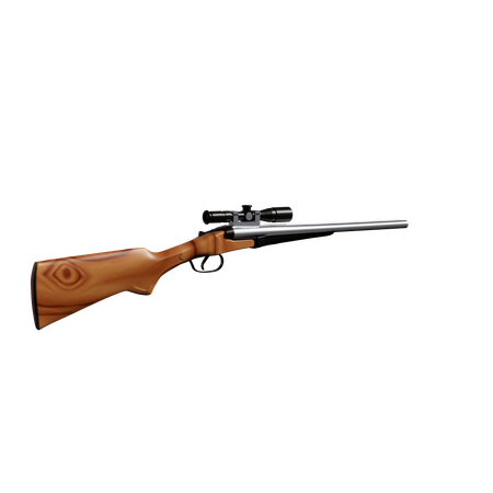 Pistolet à tir  3D Icon