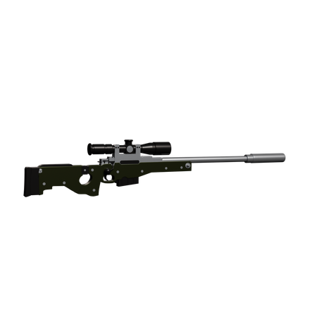 Pistolet à tir  3D Icon
