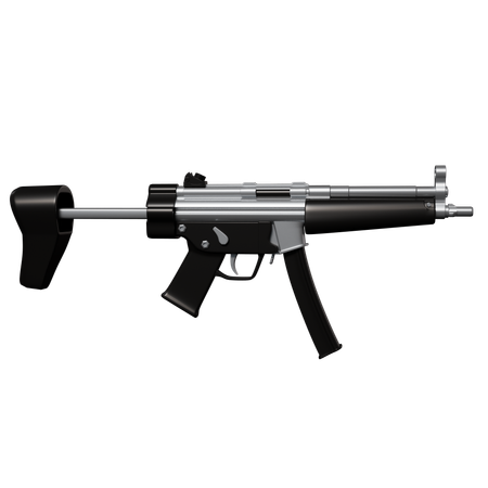 Pistolet à tir  3D Icon
