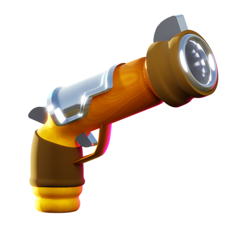 Pistolet de pirate  3D Icon