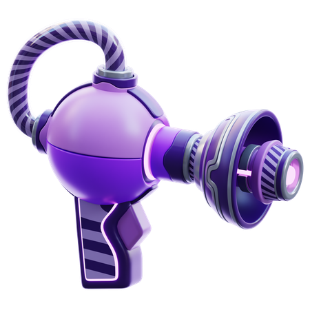 Pistolet extraterrestre 3D Icon