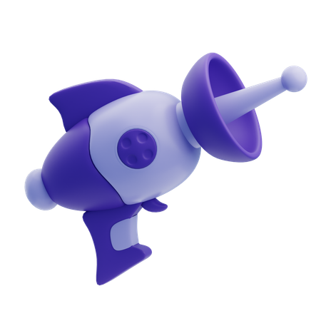 Pistolet extraterrestre  3D Icon