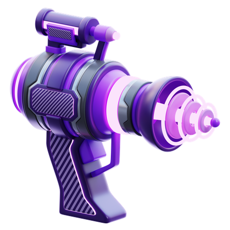 Pistolet laser  3D Icon