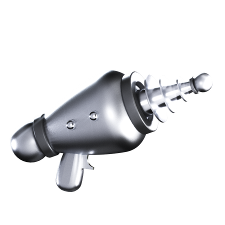 Pistolet laser  3D Icon
