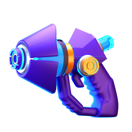 Pistolet laser  3D Icon