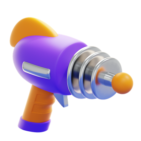 Pistolet laser  3D Icon