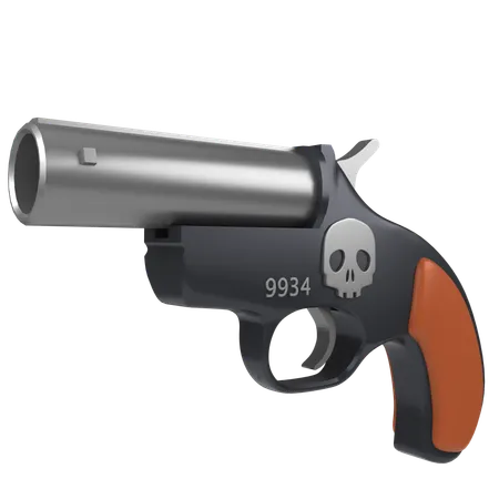 Pistolet pirate  3D Icon