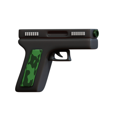 Pistolet  3D Icon