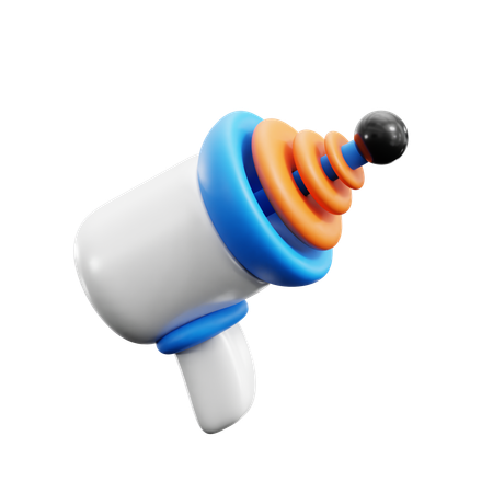 Pistolet spatial  3D Icon