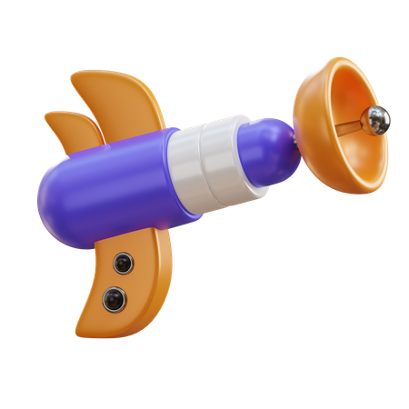 Pistolet spatial  3D Icon