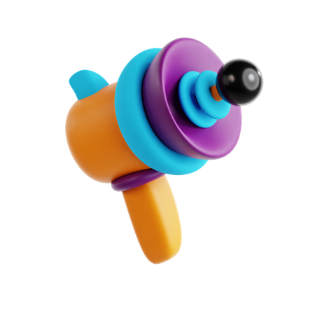 Pistolet spatial  3D Icon