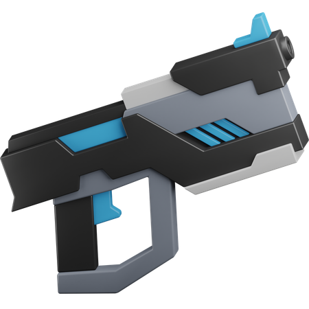 Pistolet spatial  3D Icon